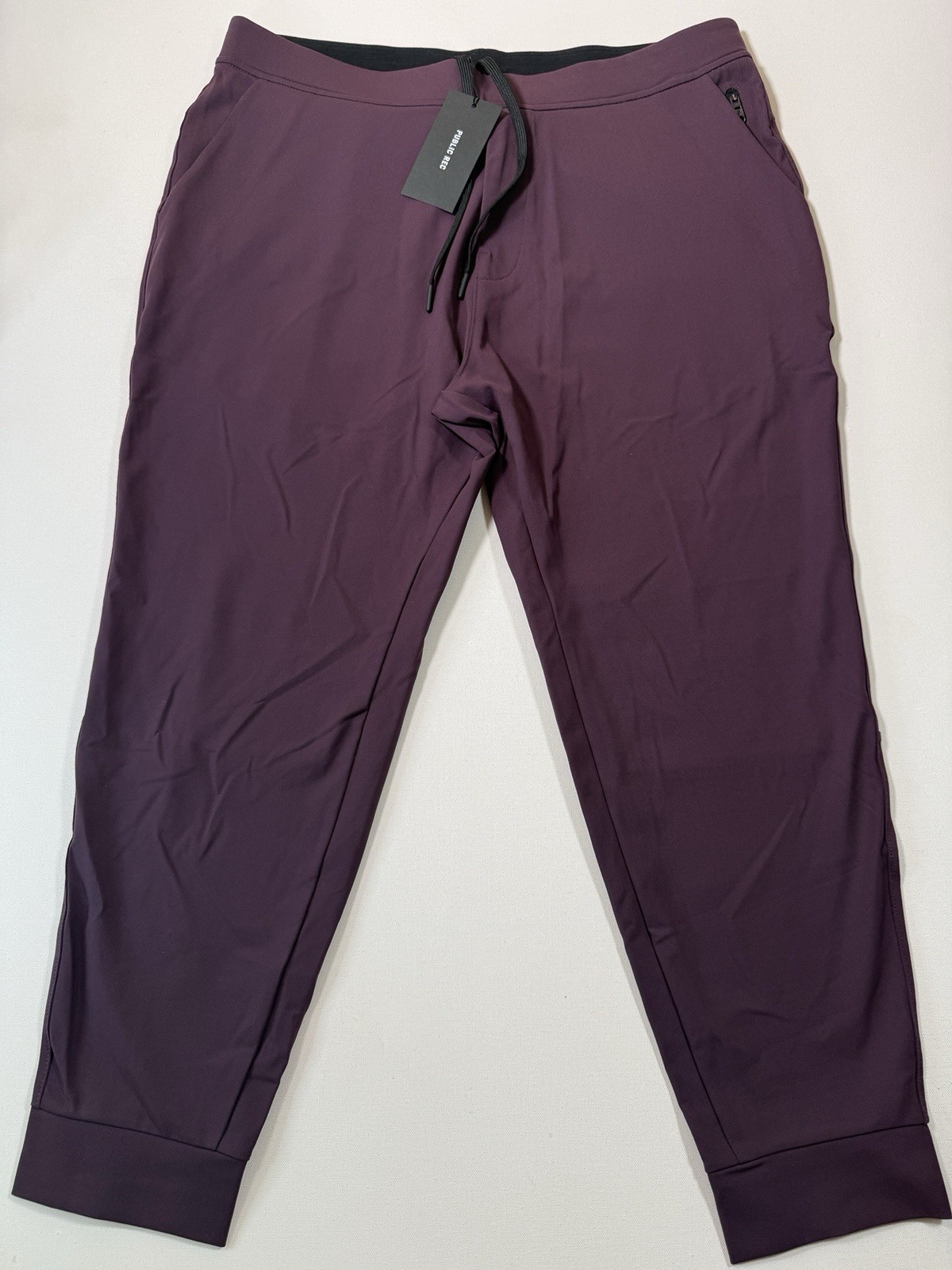 Public Rec Jogger Pants Mens 38×30 Blackberry Performance All Day Every Day NWT