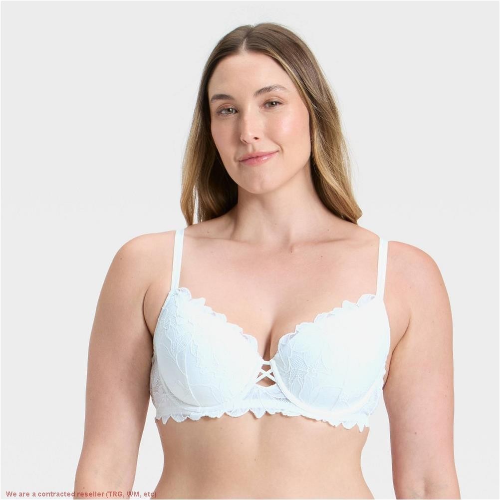 Women’s Lace Lightly Lined Demi Bra – Auden White 38B *SEE DEAL!!!*