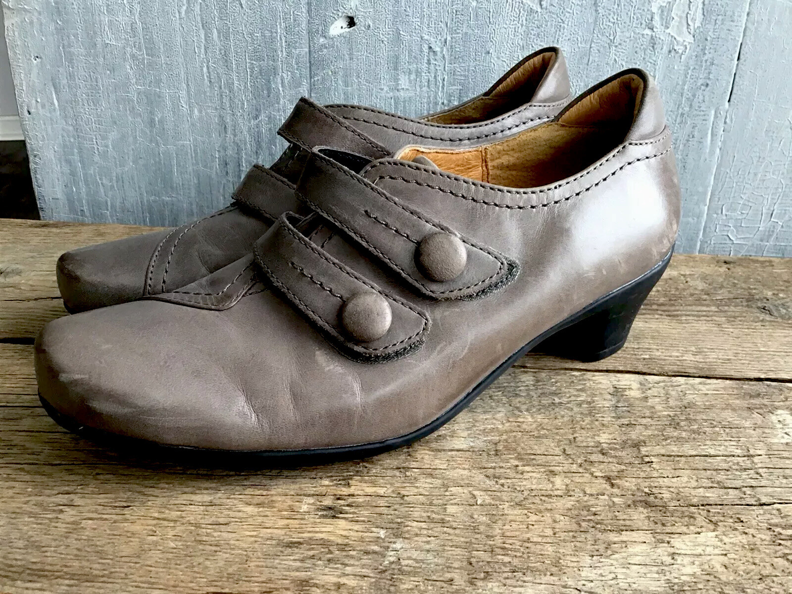 Theresia M Beige Nubuck Leather Shoes Pumps Comfort H5 Us 7-7.5
