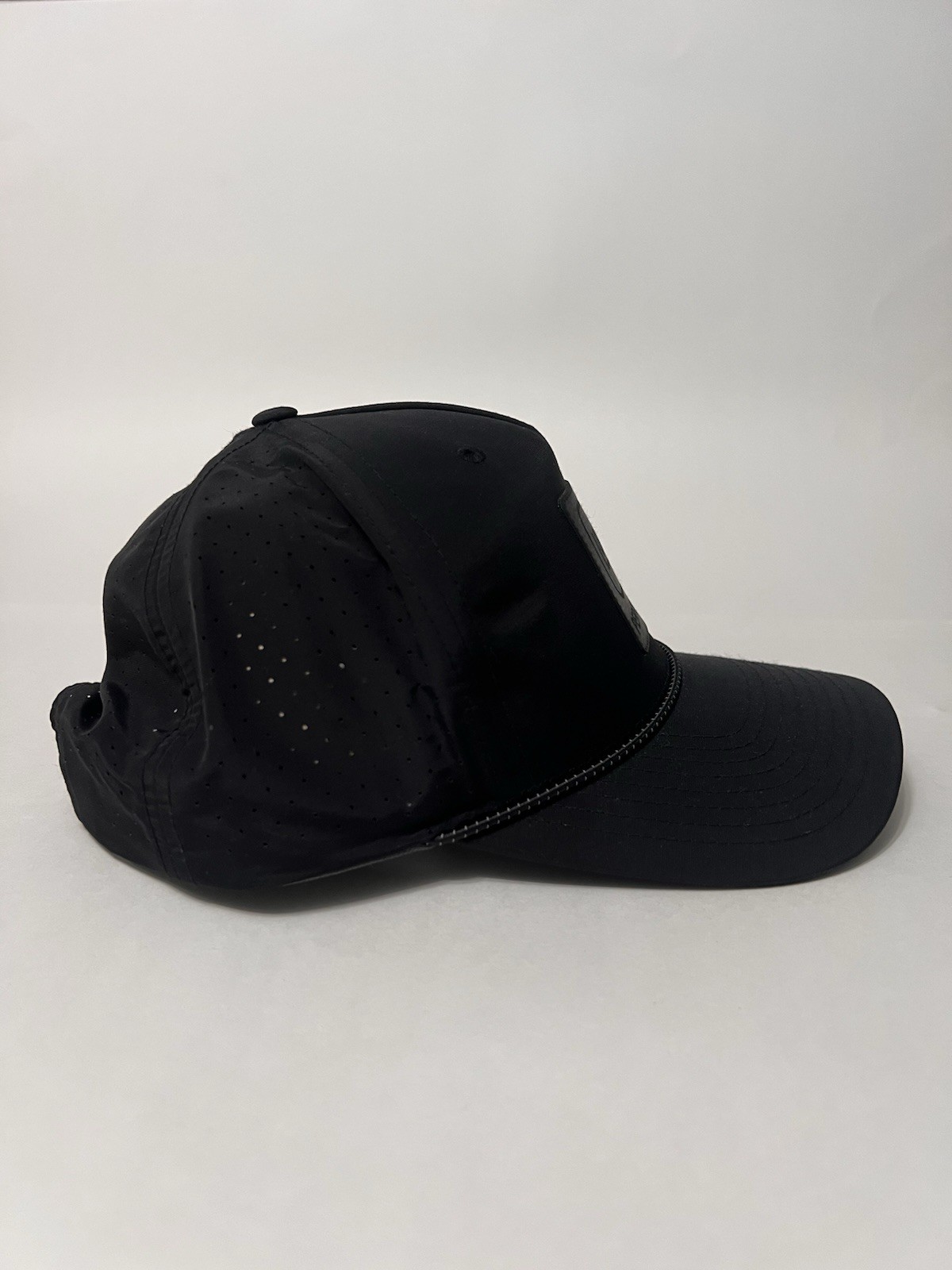 Glock Perfection Richardson 355 Performance Hat Black Hat and Leather Patch NWT