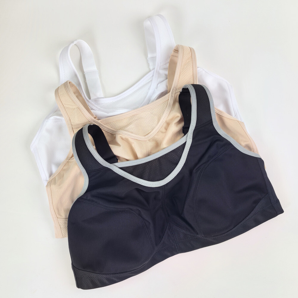Women’S Sports Bra, Compression, Moisture Wicking, High-Impact Sports Bra ABCDGH