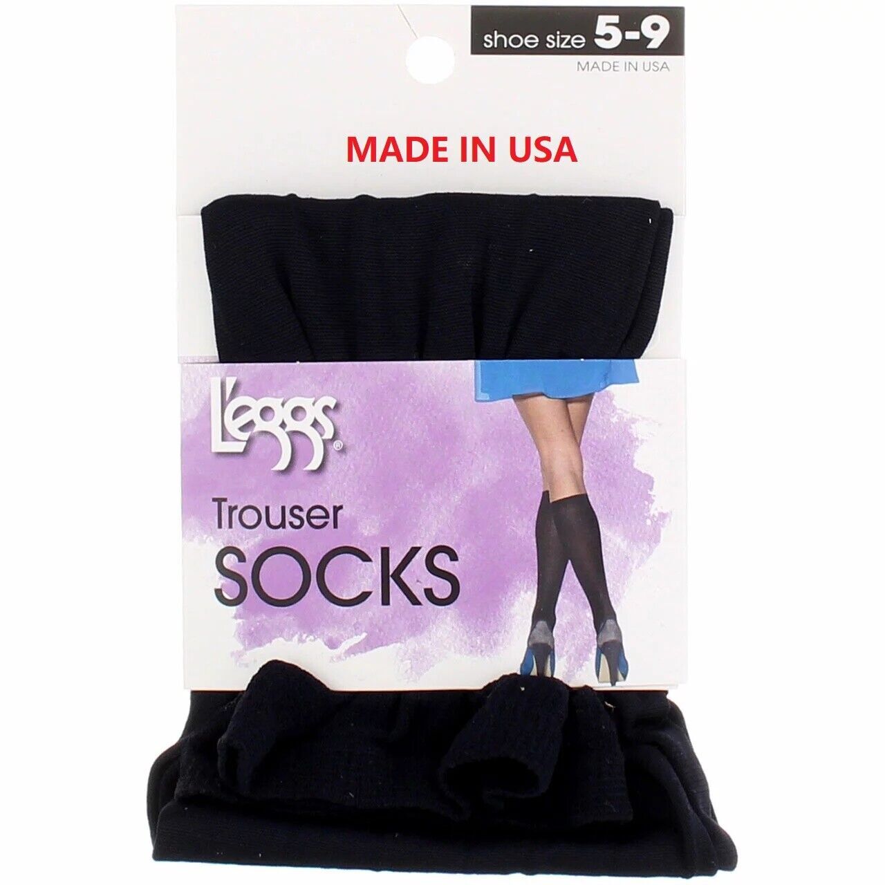 3-12 Pairs L’eggs® Women’s Trouser socks size 5-9 “MADE IN USA”
