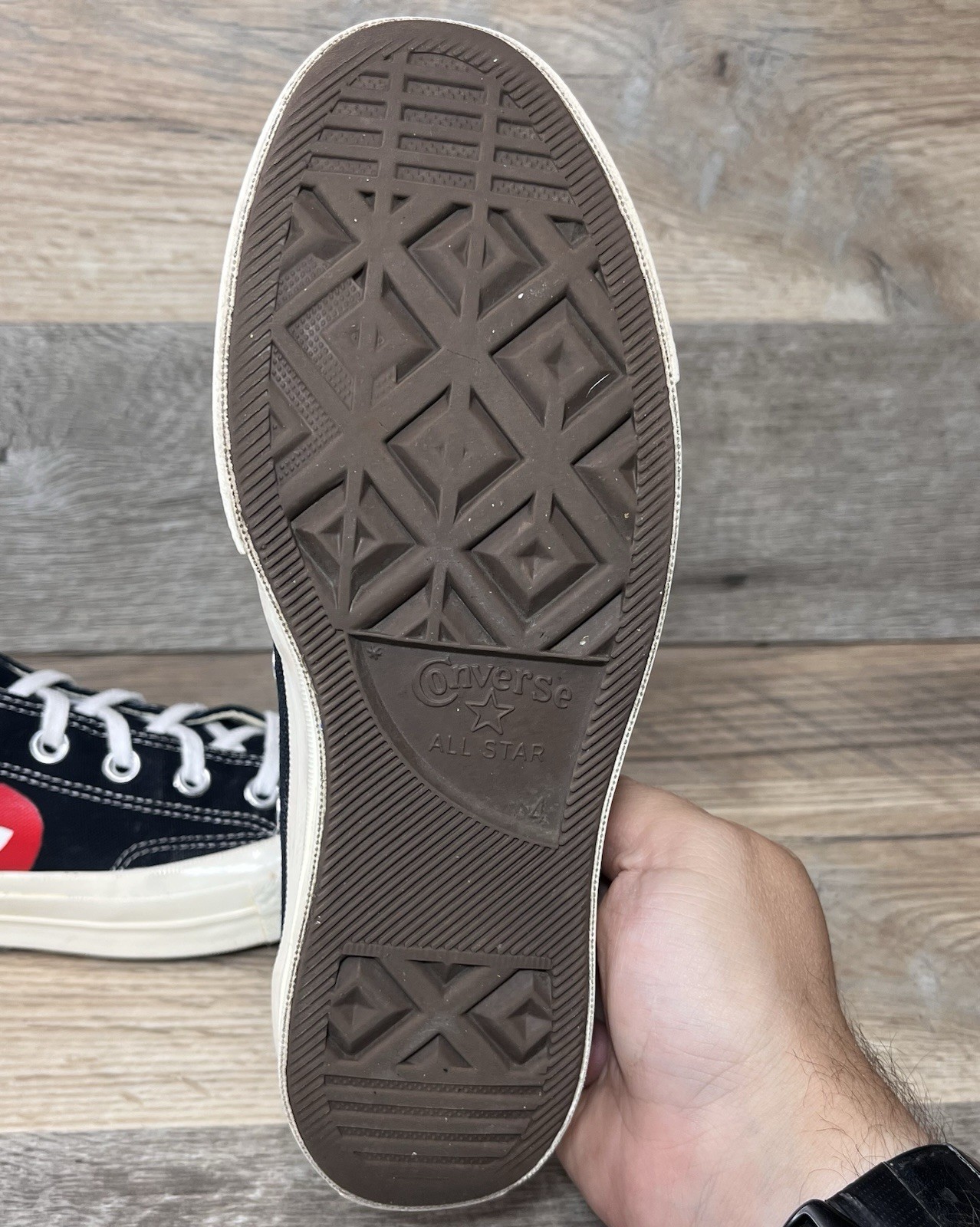 Converse All Star x Comme des Garcons Sneakers Men 4/Women 6 Low Chuck Taylors
