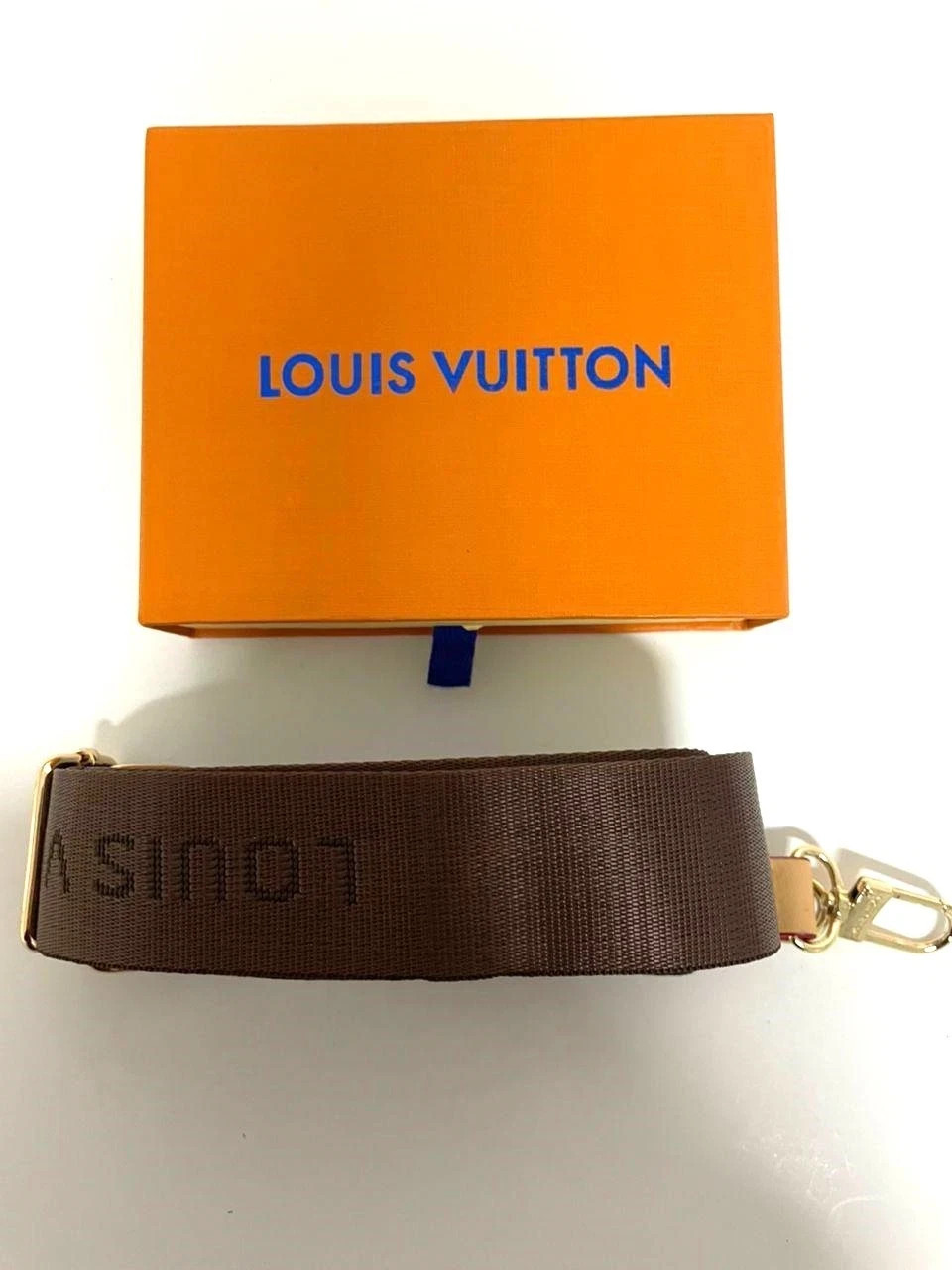 Louis Vuitton Shoulder Strap Adjustable Crossbody Shoulder Replacement Brown