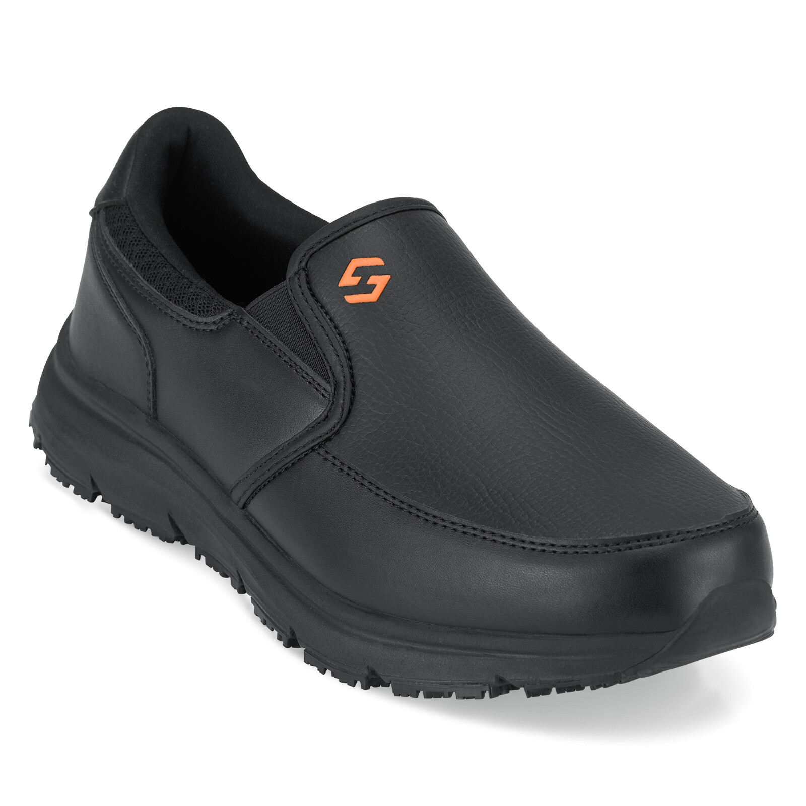 HISEA Men Non Slip Food Service Shoes Water Resistant Chef Health Care Work Shoe