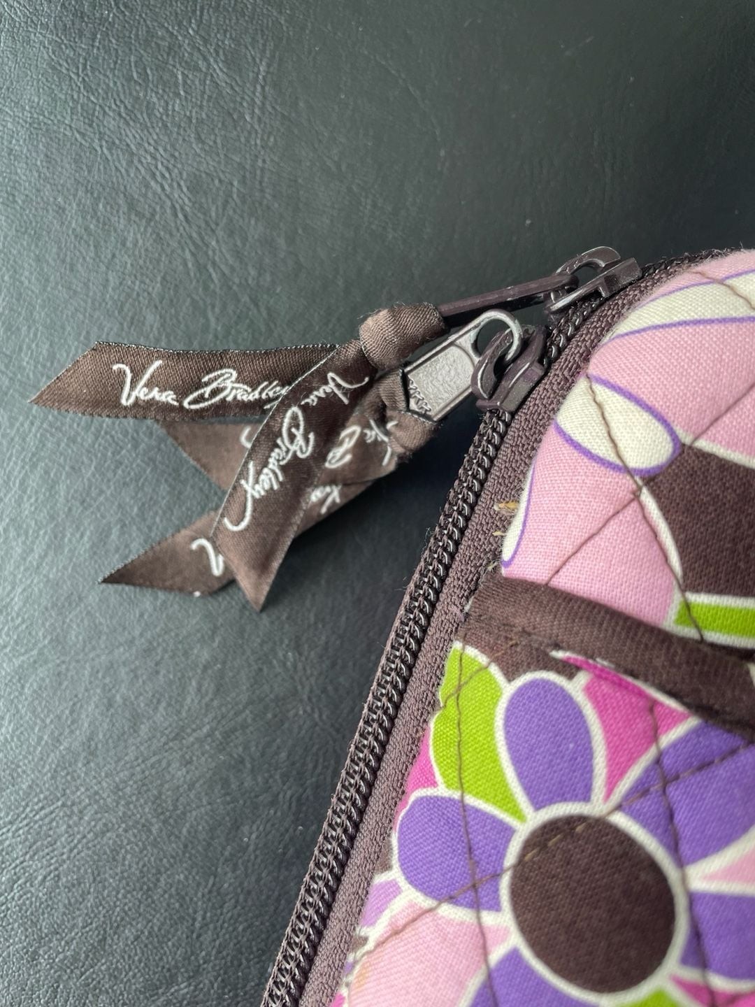 Vera Bradley Quilted Floral Laptop Computer Bag with Shoulder Strap