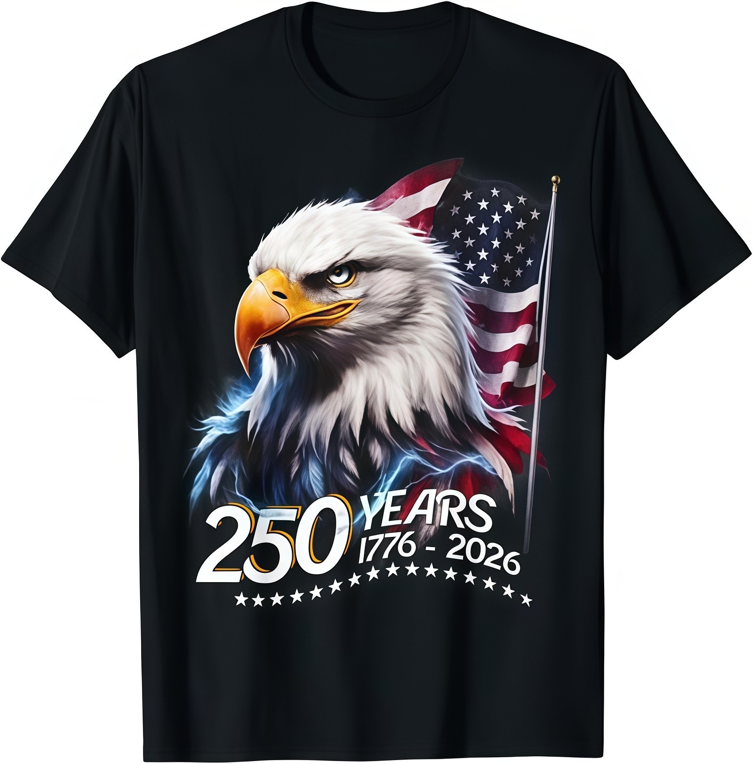 250 Years American 250th Anniversary Patriotic USA 4th July T-Shirt