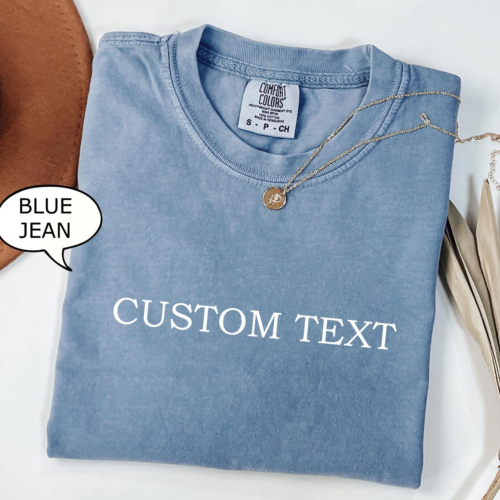 Custom Text T-Shirt Personalized Graphic Tee Custom Design Gift Unisex Shirt
