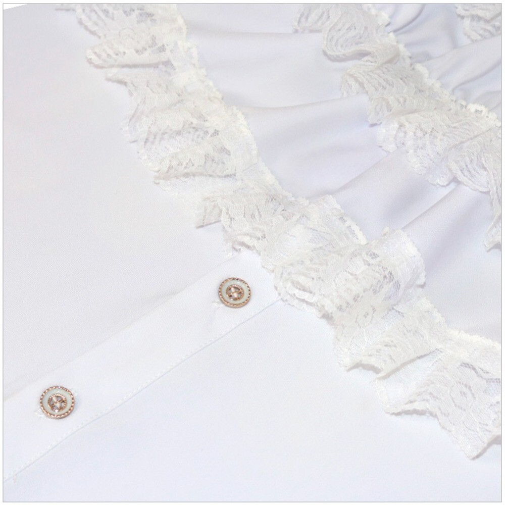 Men Vampire Victorian Renaissance Blouse Tops Gothic Ruffled Medieval Shirt