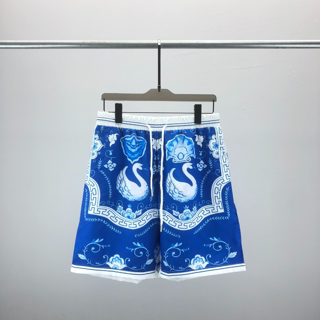Casablanca high-end vacation shirt shorts, Hawaii beach vacation set