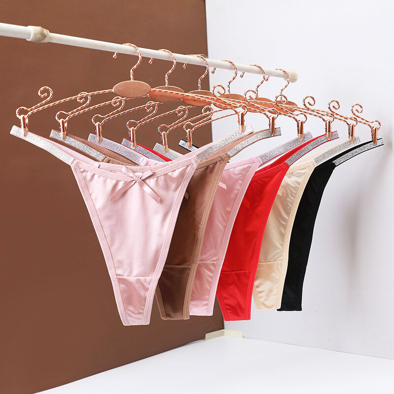 6 Pack Lot Womens Sexy Panties Thongs G string Brief Bikinis T back Lingeries