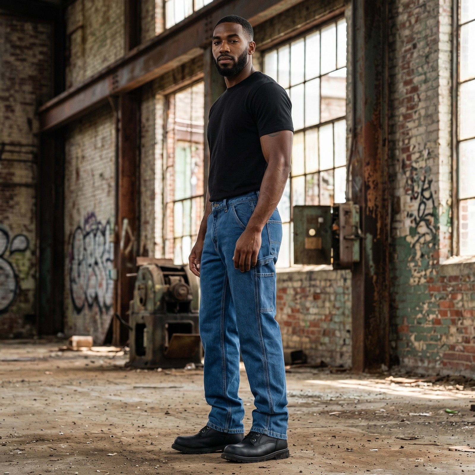 Full Blue Men’s Big & Tall Carpenter Jean | Light Stonewash