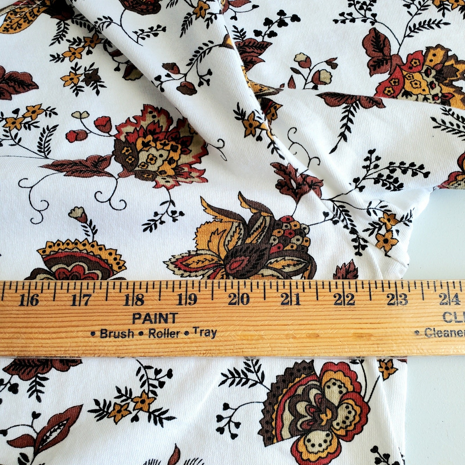 Women VTG 80s 90s Fall Floral Tee Shirt XL Nature Goblincore Norm Autumn USA NEW