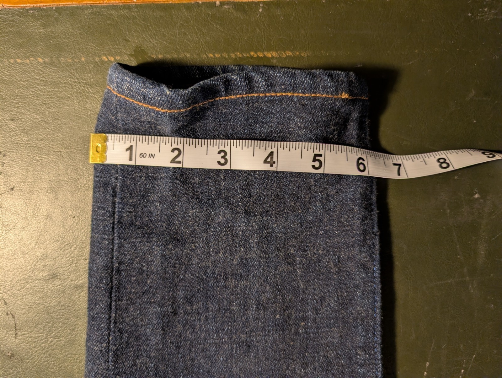 Tanuki Denim Selvedge Jeans – Slim fit, low rise, button fly.
