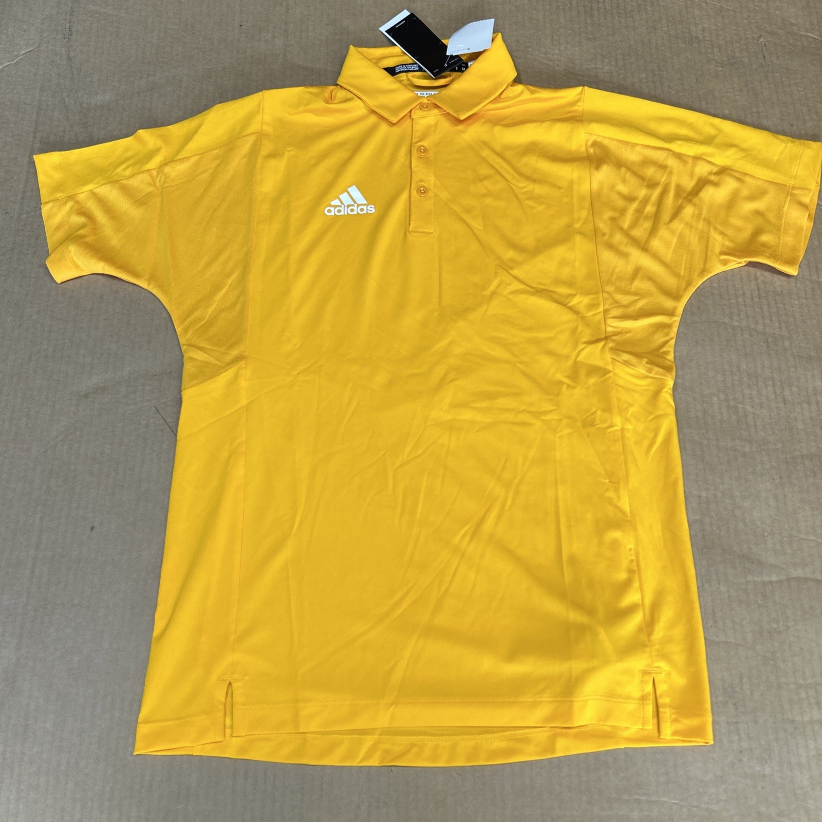 Adidas Primegreen Coord Polo GM2635 Gold Men’s Size XL NWT
