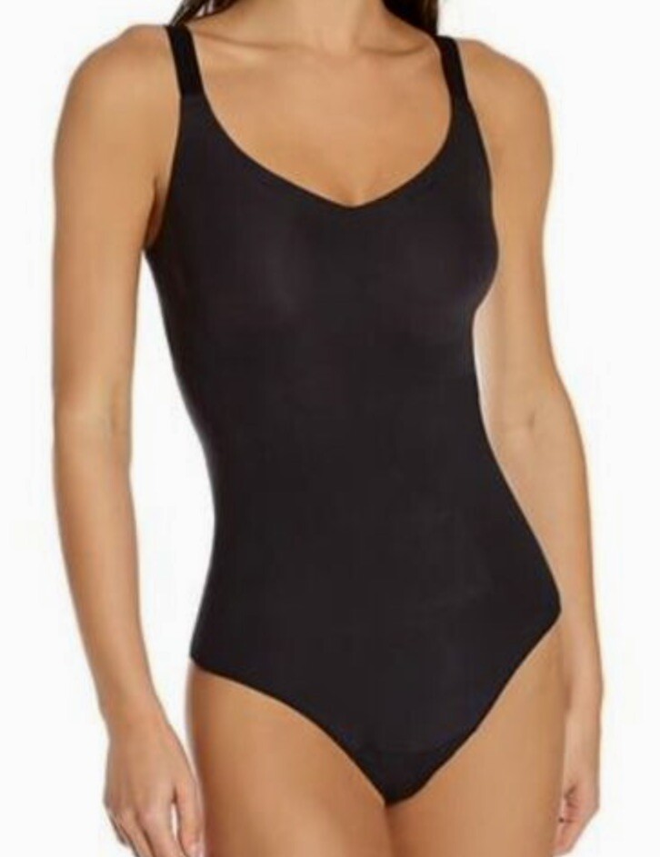 MAIDENFORM Power Players Control Black Thong Bodybriefer Women S M L XL 2XL 3XL