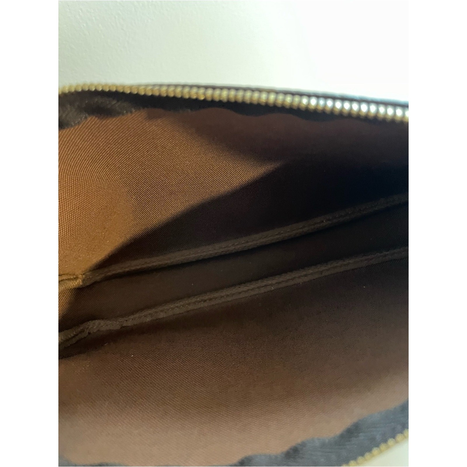 Authentic Louis Vuitton Monogram Pochette Accessoires Mini Shoulder Bag