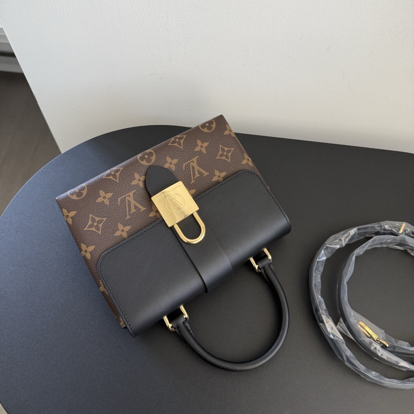 Louis Vuitton Pre-Owned Authentic Shoulder Bag Brown Coated Canvas
