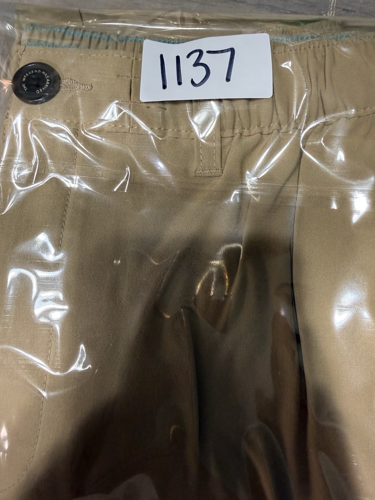 Chubbies Everywhere Performance Pants Men’s S Khaki Drawstrings Stretch Chino