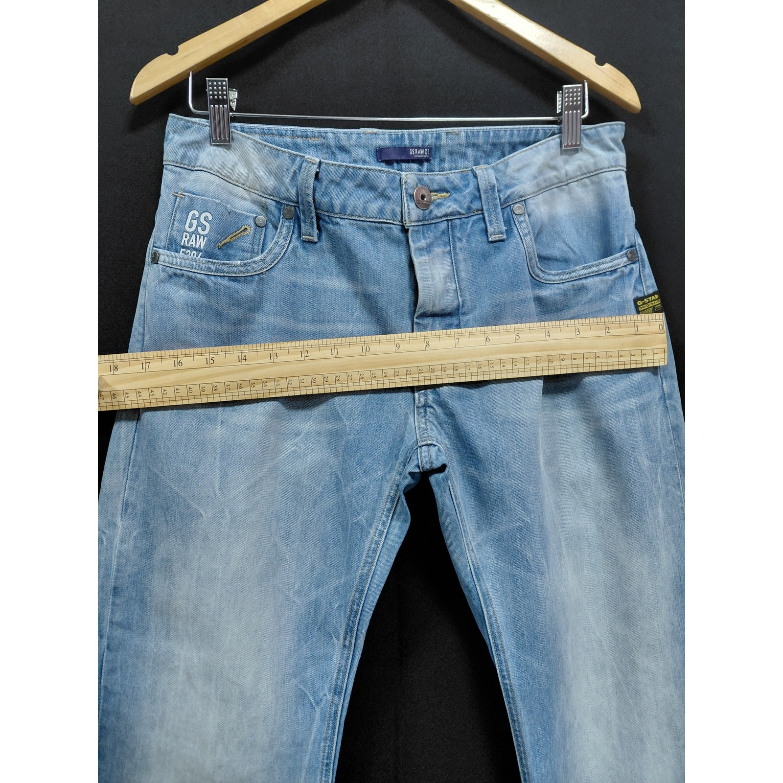 G-Star Raw Denim Jeans Light Wash Mid (10-12 in) Regular Men