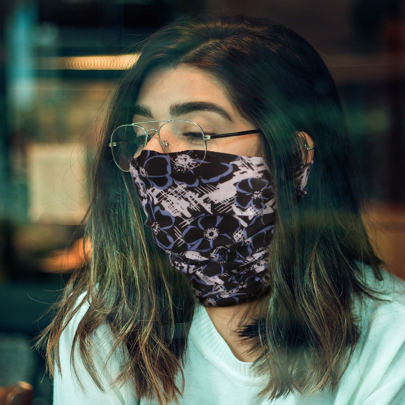 Neck Gaiter Face Mask Cover Scarf Bandana Balaclava – Multi-Functional Headwear