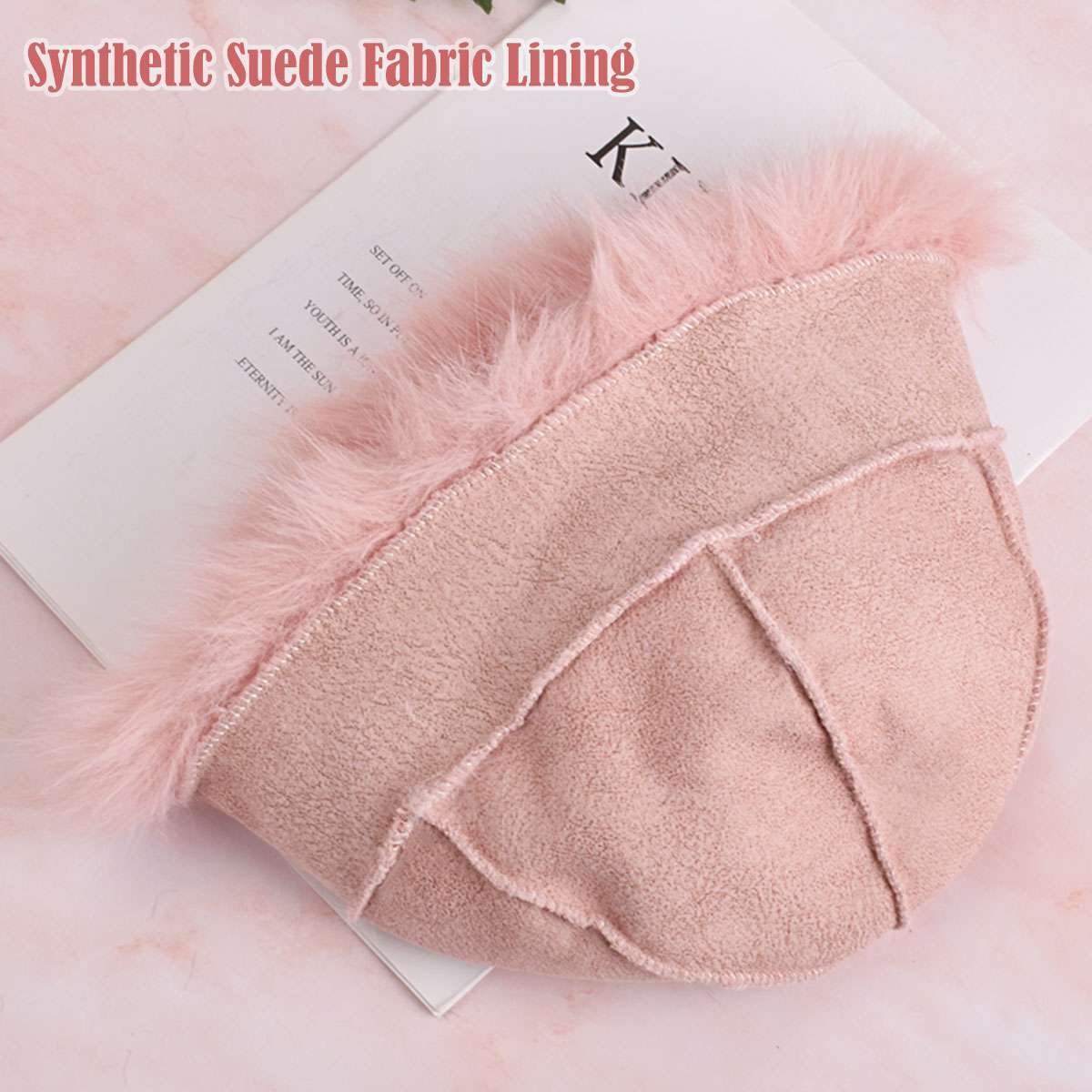 Women Winter Furry Hat Faux Fur Russian Cossack Hat Fluffy Warm Ski Snow Cap