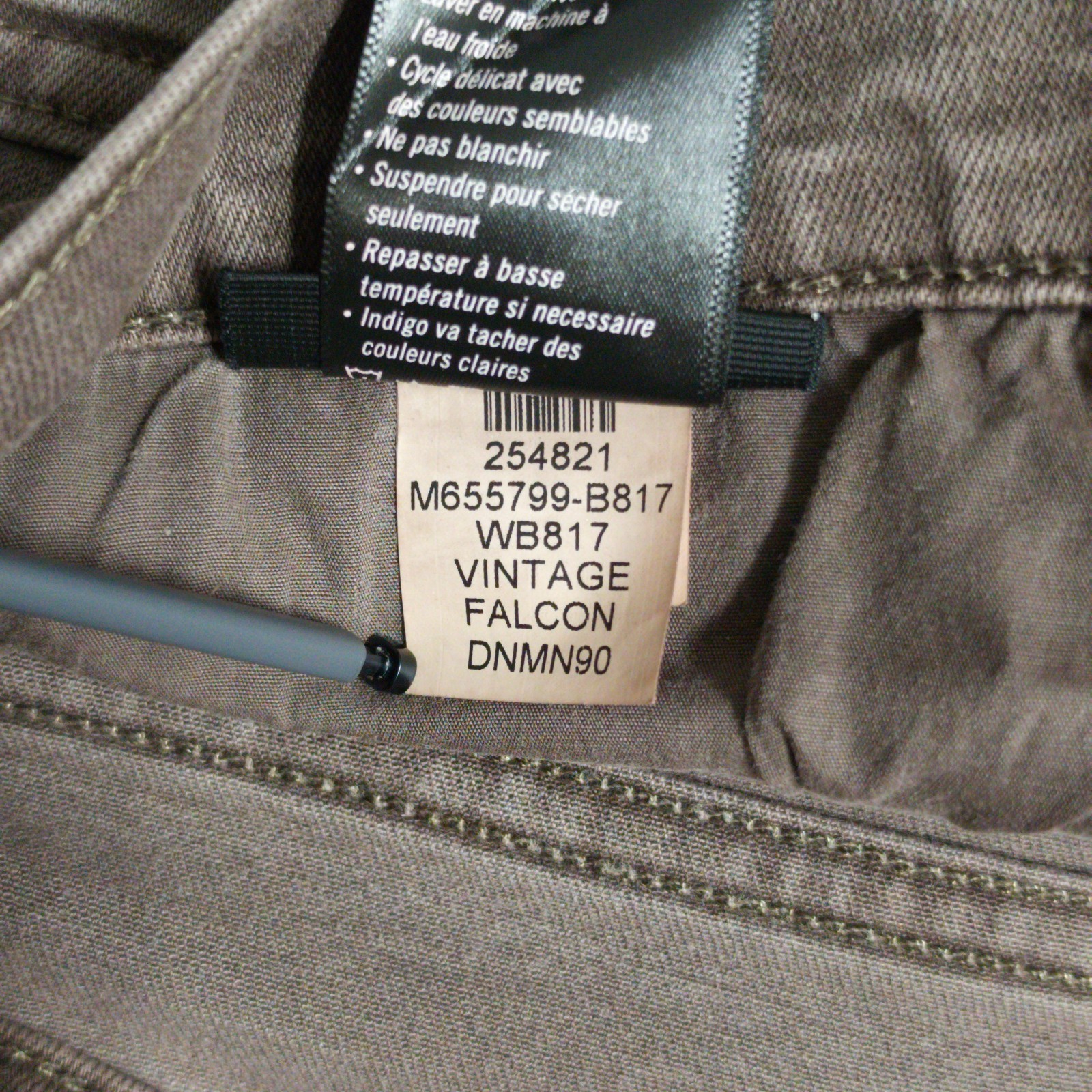 PAIGE Federal Men’s Jeans 34×32 Vintage Falcon Gray Slim Straight