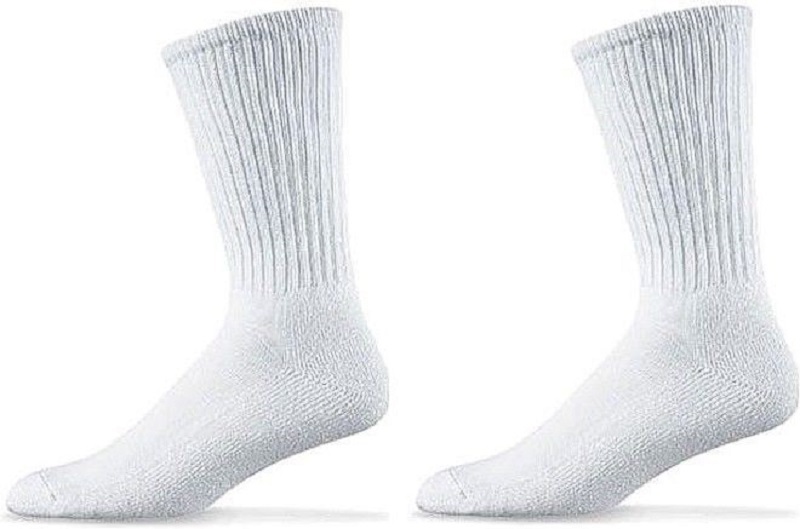 Wholesale Dozens Lot Knocker Sport Cotton Crew Socks White Black Grey 9-11 10-13