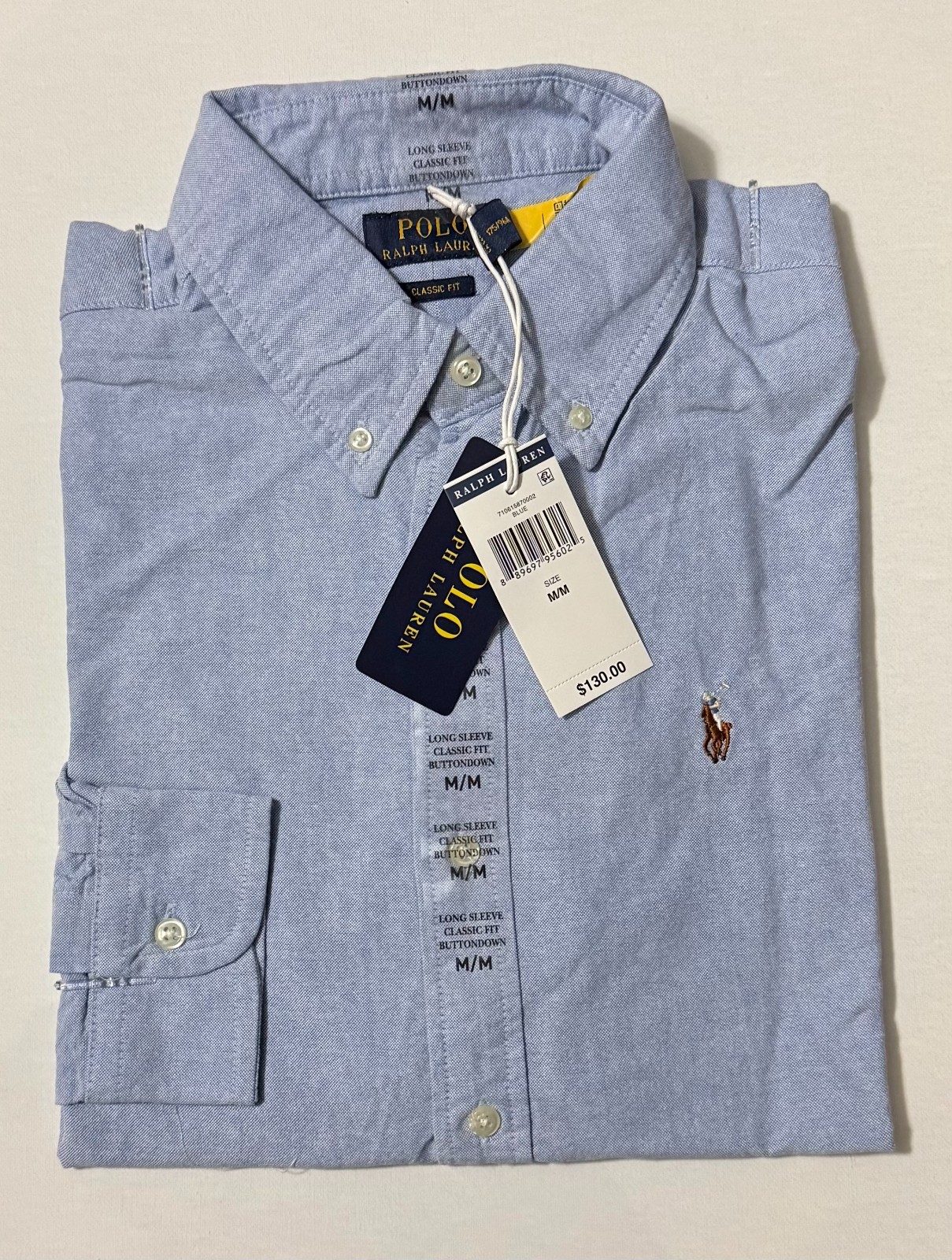 Polo Ralph Lauren The Iconic Oxford Shirt Classic Fit – Retail $130