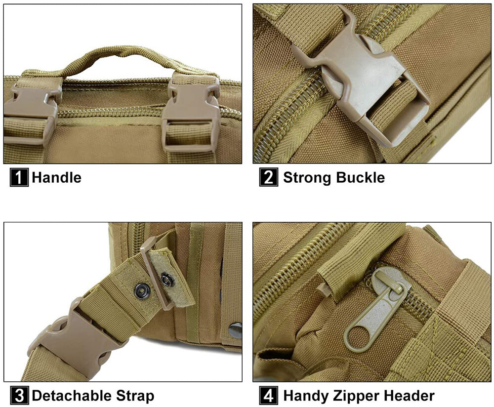 Tactical Waist Pack Deployment Bag Military Molle Waterproof Fanny Pouch