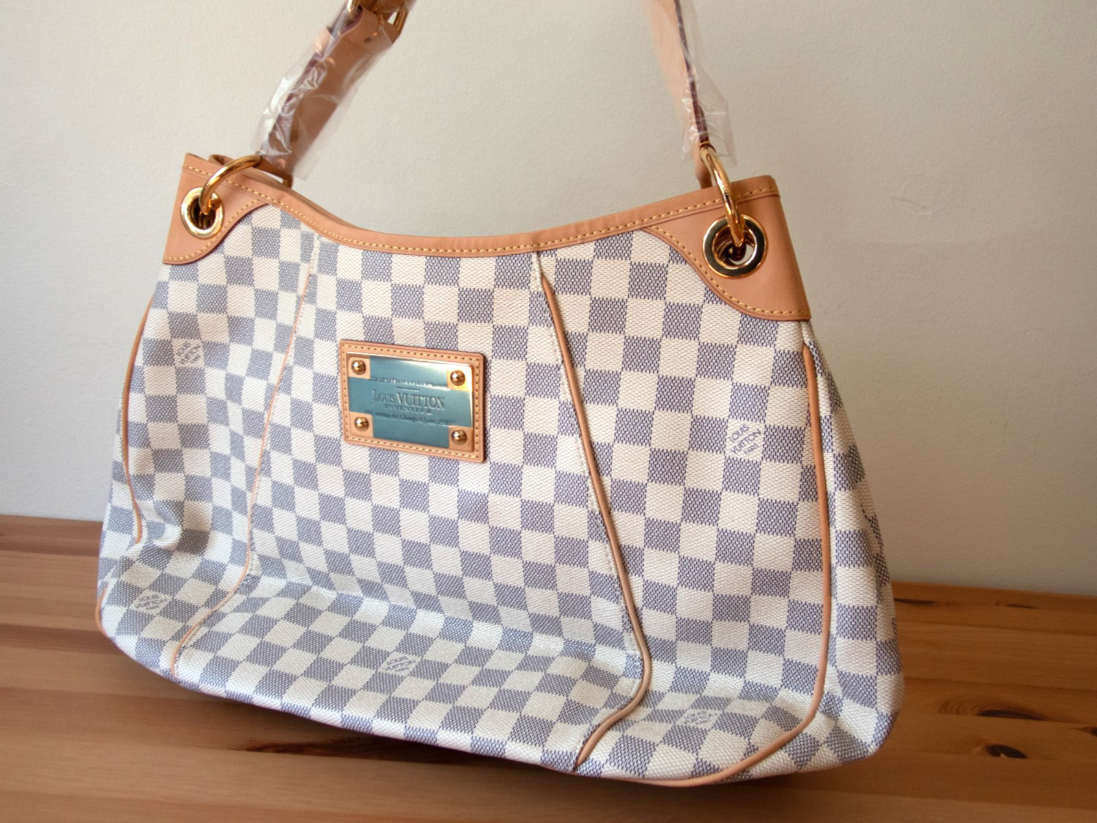 Louis Vuitton Galliera PM Damier Azur Shoulder Bag NEW Unused w/ Dust Bag
