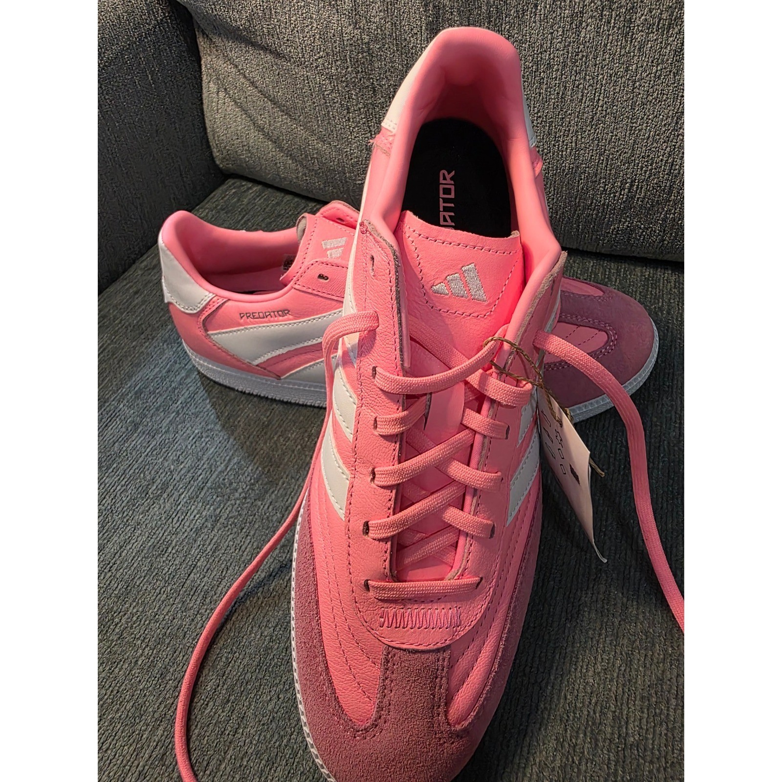 Adidas Predator Freestyle David Beckham Pink White Mens Shoes JI1163 Size 9.5