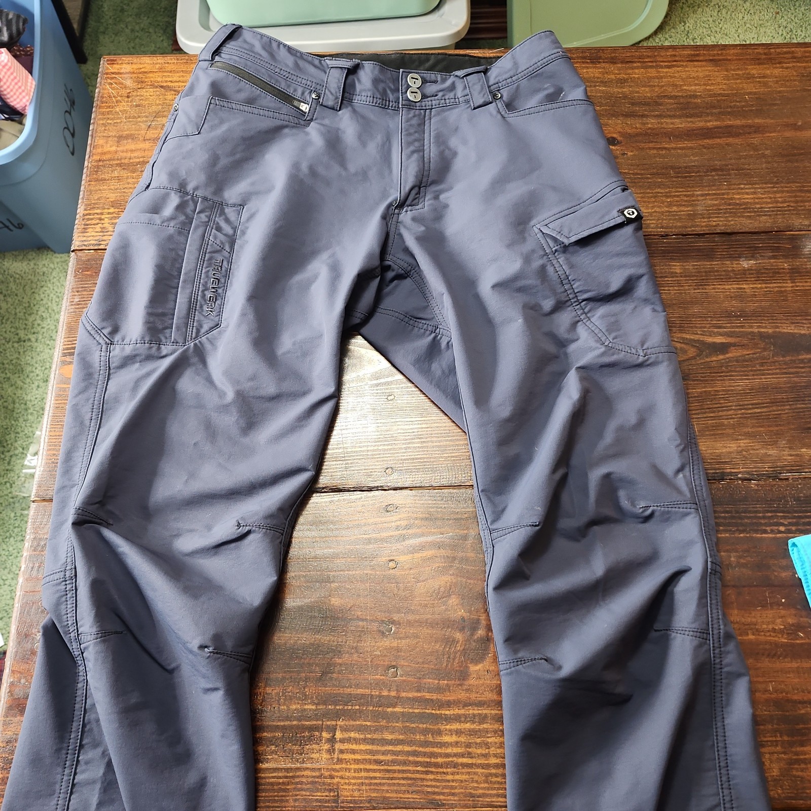 Truewerk T2 Werkpant Men’s 34x36Blue Technical Work Utility Cargo Pants
