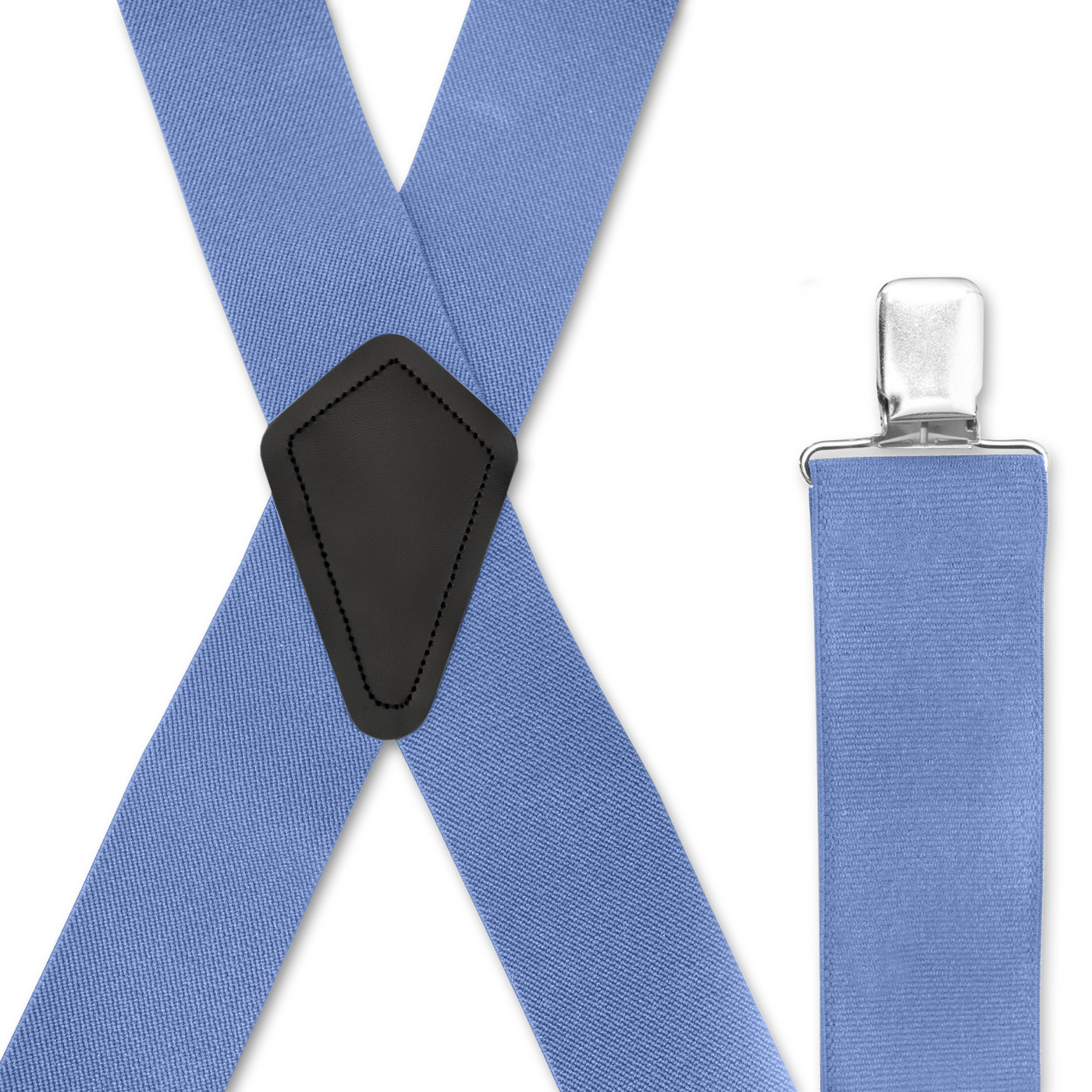 Men’s Suspenders – Strong Clips, Many Colors, X Style 1.5″ & 2″, USA Made
