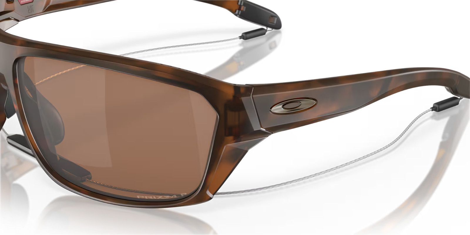 Oakley SPLIT SHOT Matte Tortoise POLARIZED PRIZM Tungsten Lens Sunglass 9416-03