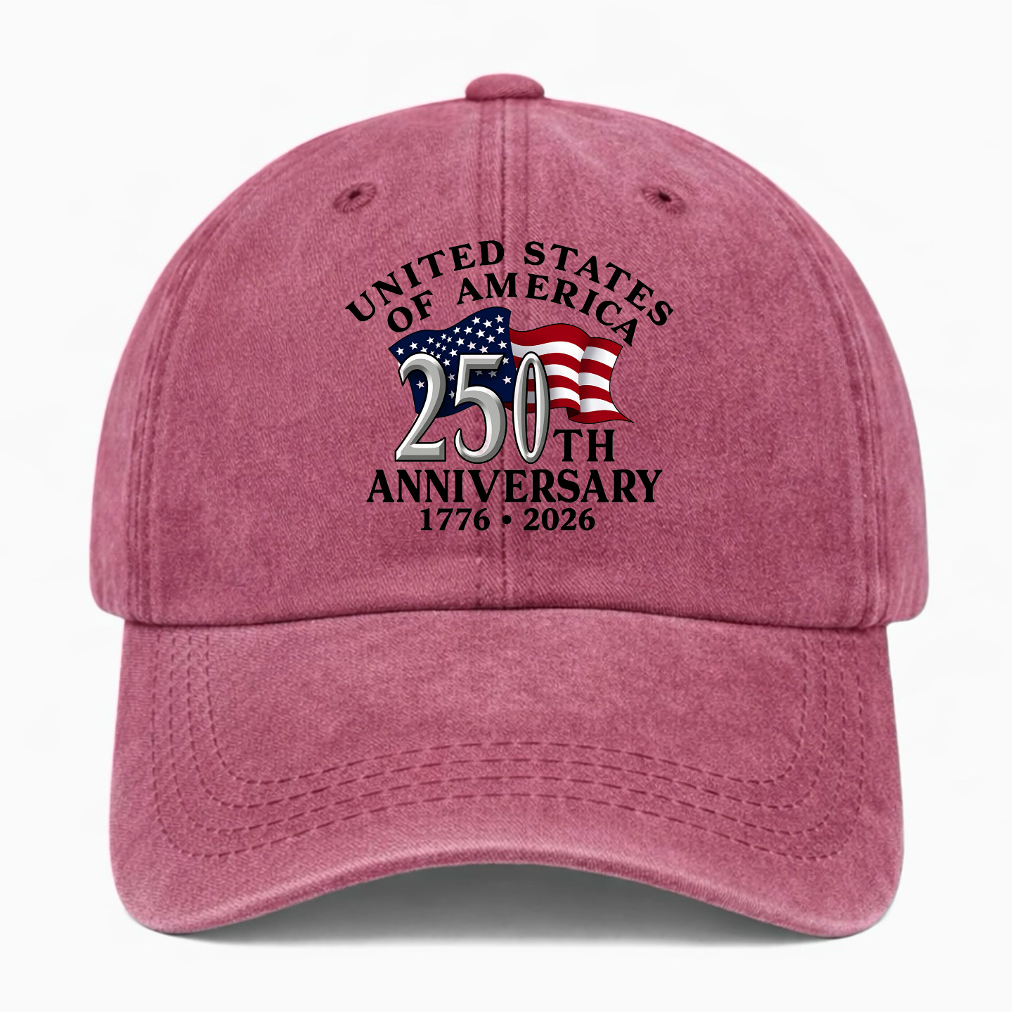 United States 250th Anniversary Hat Patriotic USA Flag Cap 1776 2026 Dad Hat