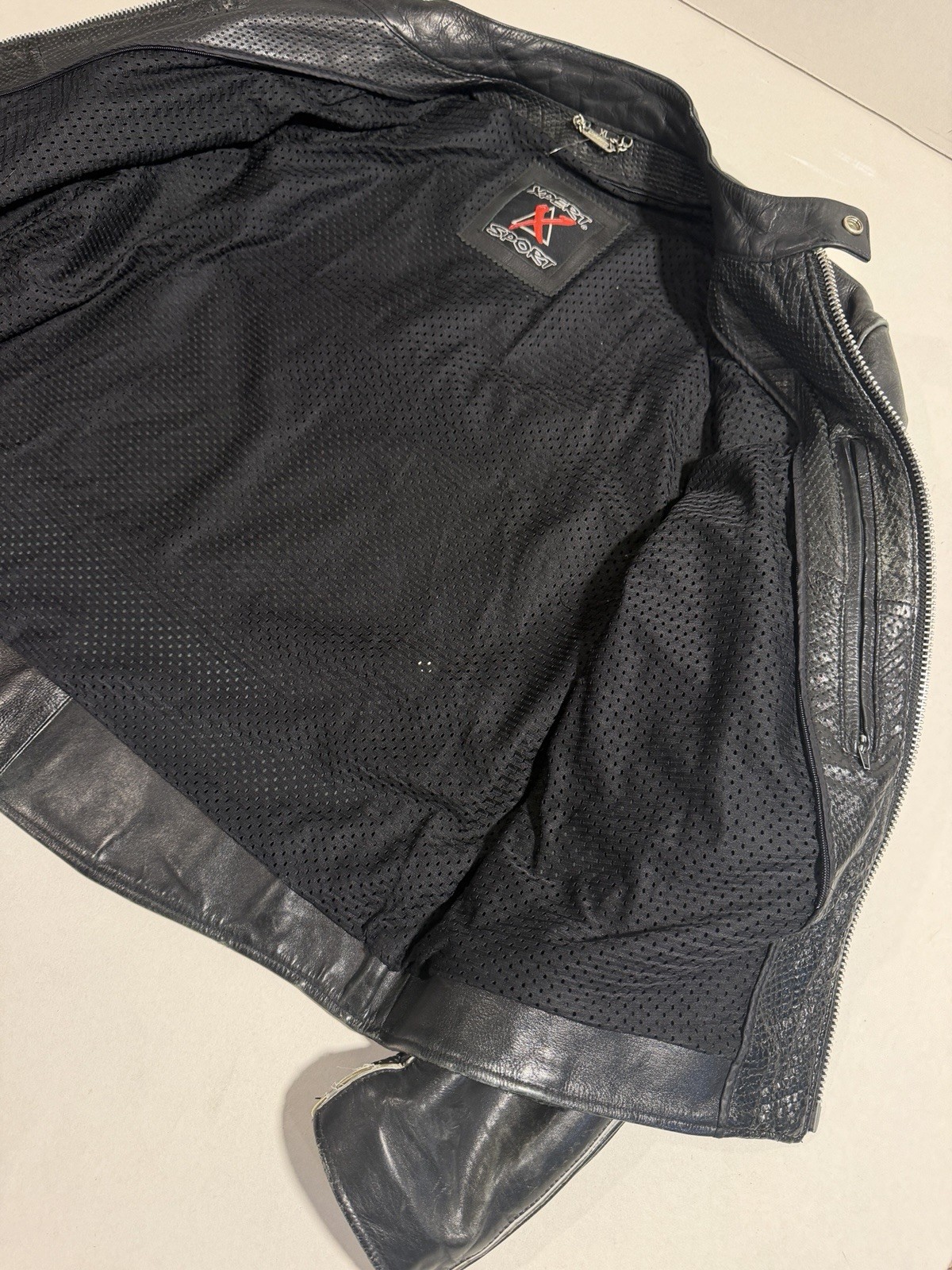 Xpert Sport Leather Biker Jacket