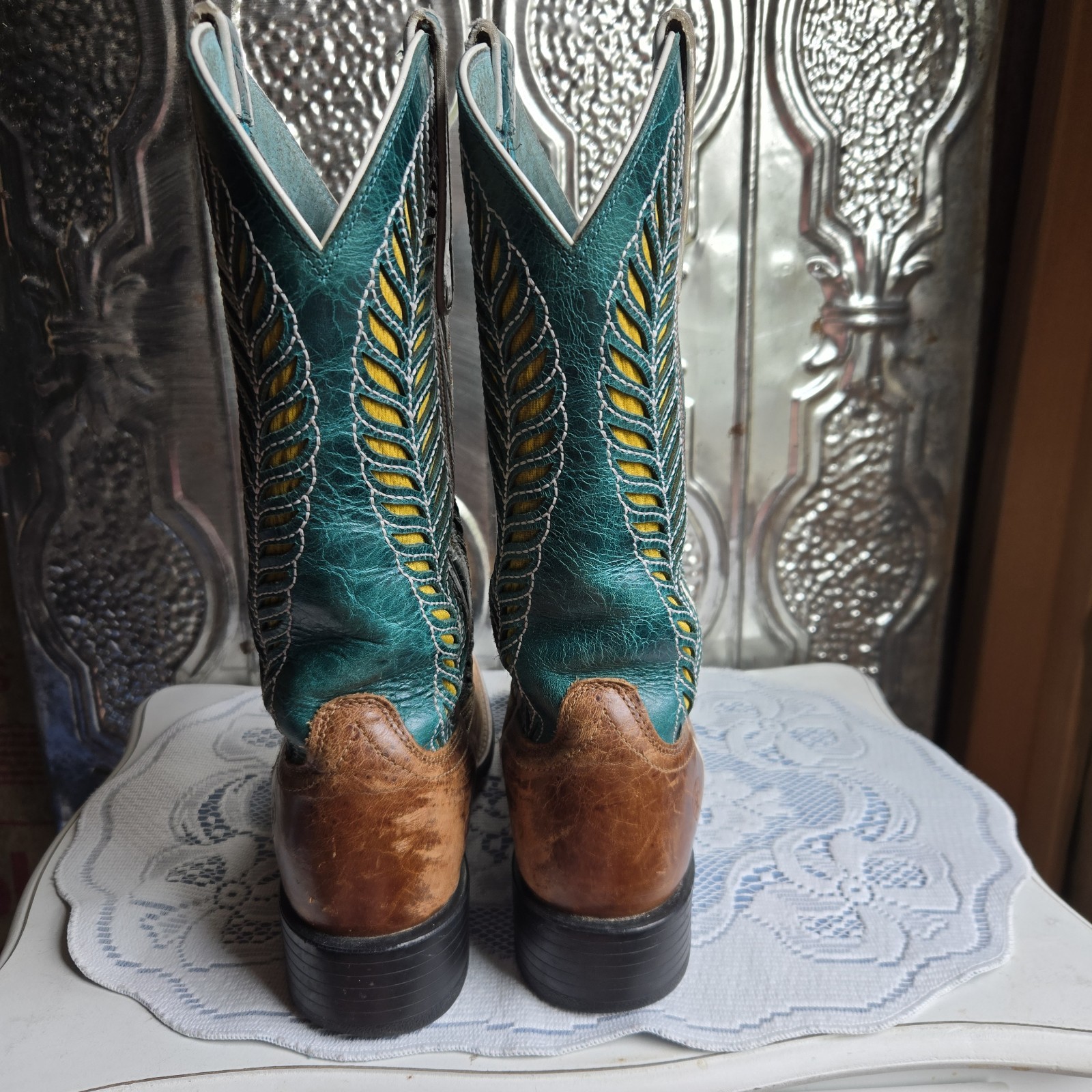 Ariat Women’s Quickdraw VentTEK Western Boots Green Size 6.5 B