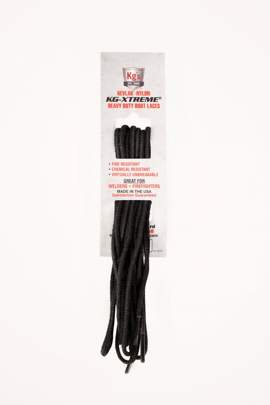 Kg’s KG-XTREME 84″ Boot Laces Made with Kevlar and Nylon