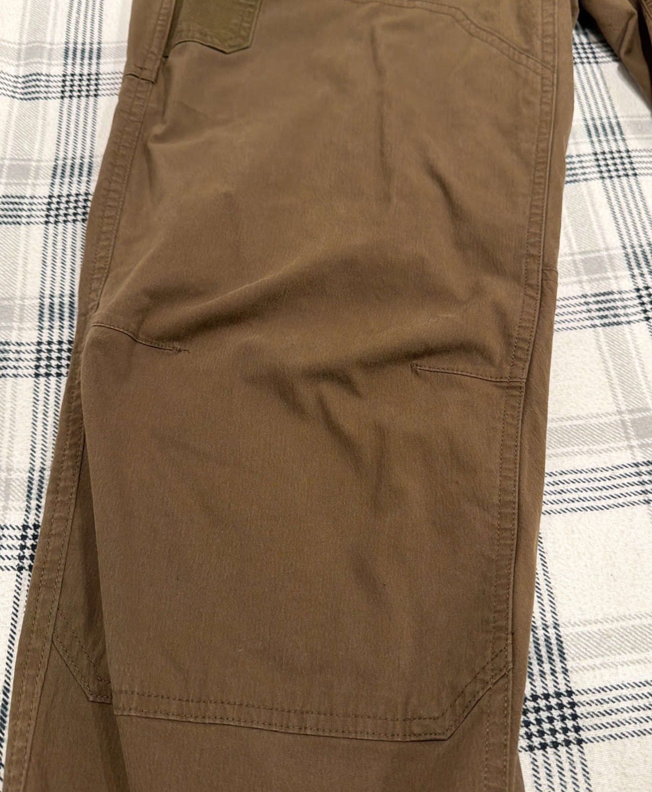 Eddie Bauer First Ascent Pants Men 36×30 Brown Guides Day Off Tactical Hiking