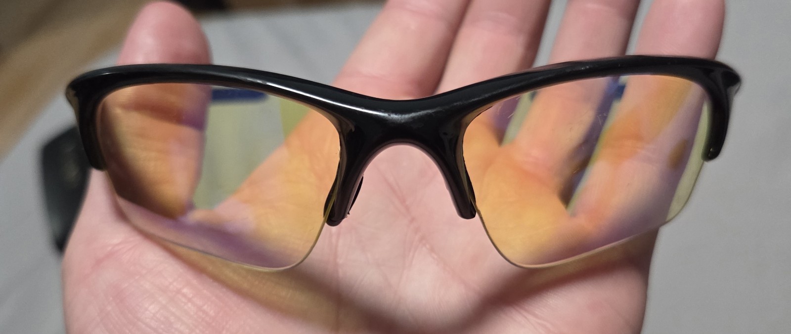 Oakley Half Jacket 1.0 Polished Black READ DESCRIPTION
