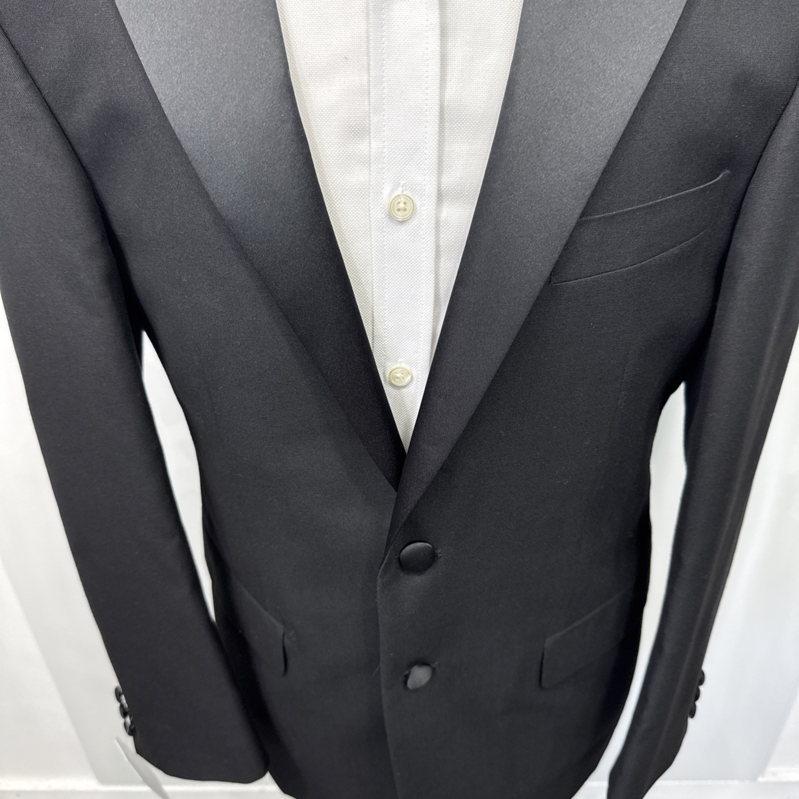 M&S TAILORING Black Regular Fit Machine Washable Dinner Jacket Tuxedo C38M