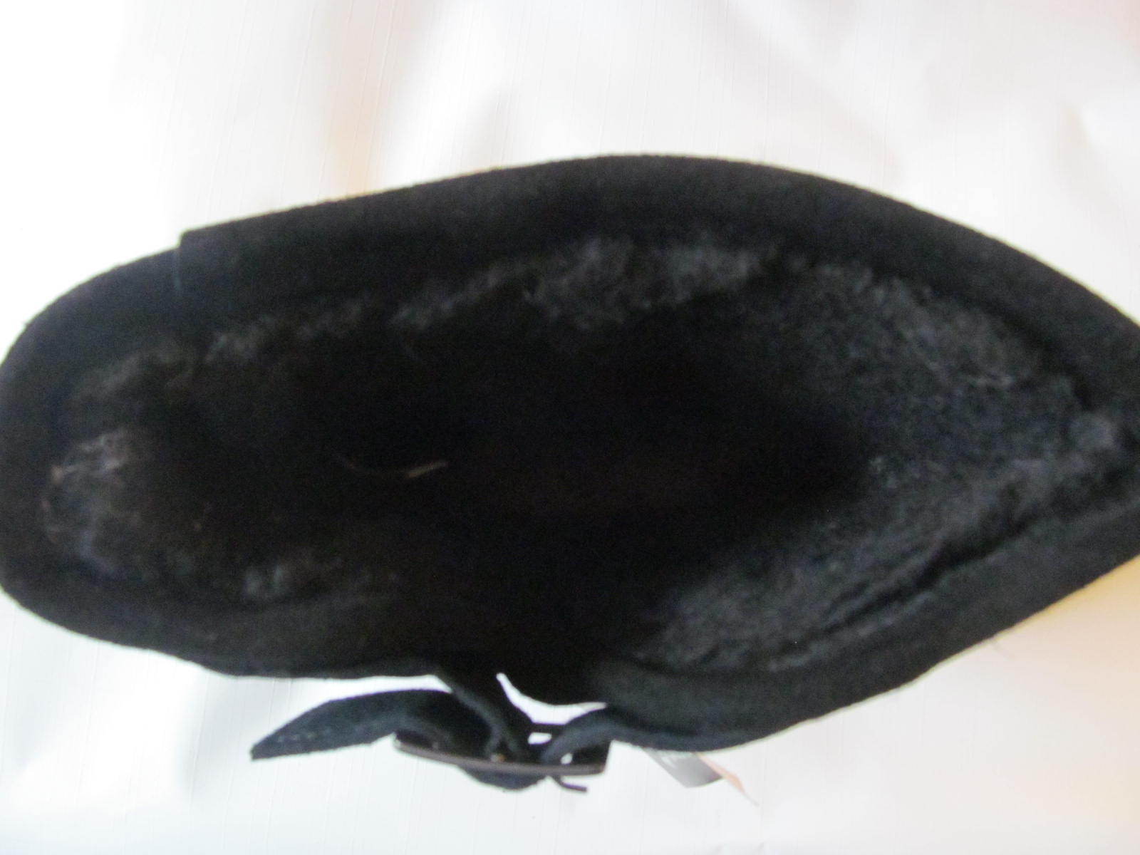 New Unisex BEARPAW Leigh Anne New Black Suede Snow Boots Size 10 Women / 9.0 Men