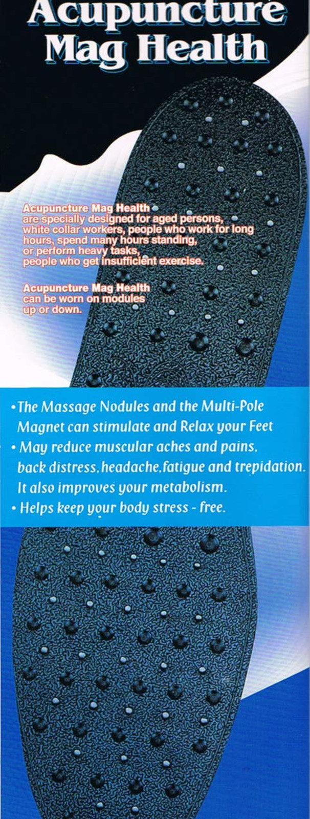 Magnetic Foot Insoles, Massaging Therapy Shoe Insert for Men and Women – US Shoe