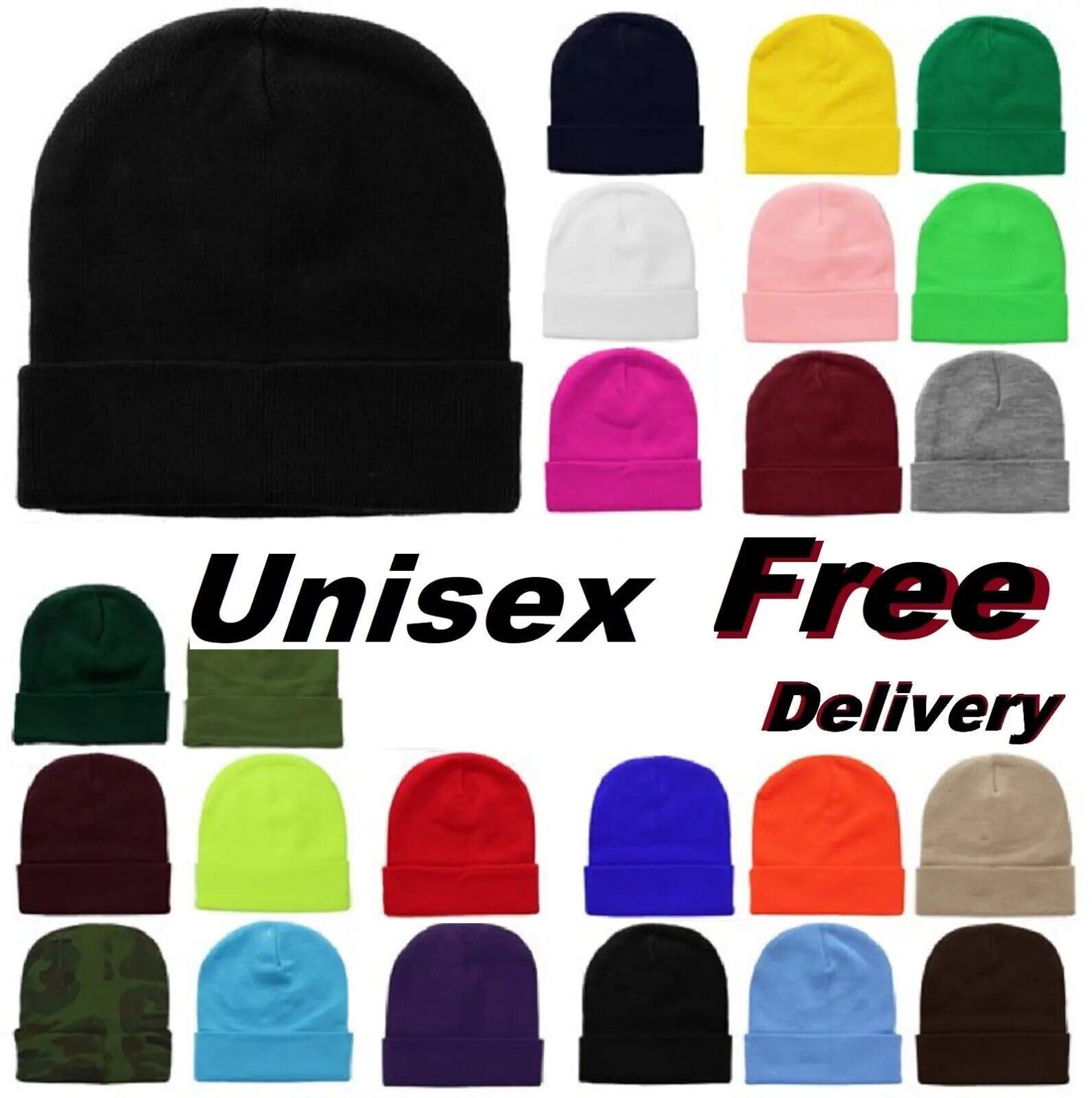 New Unisex Carhart² Knit Beanie Hat Hat Acrylic Winter Pull On Closure Knit Cap