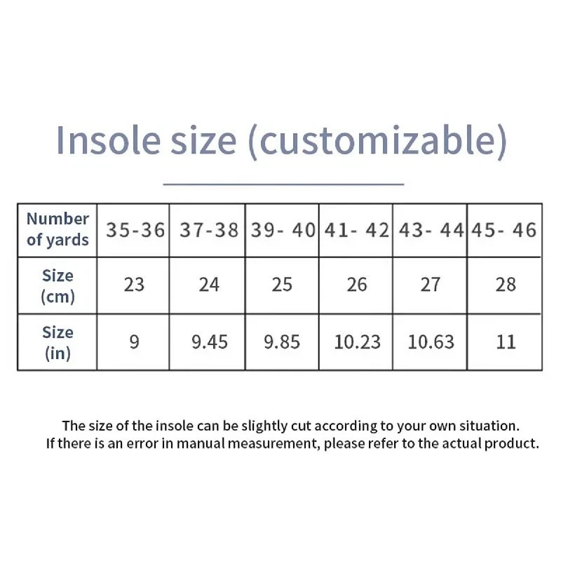 Sport Orthopedic Insoles for Feet Men Women EVA Breathable Shock Absorption Shoe