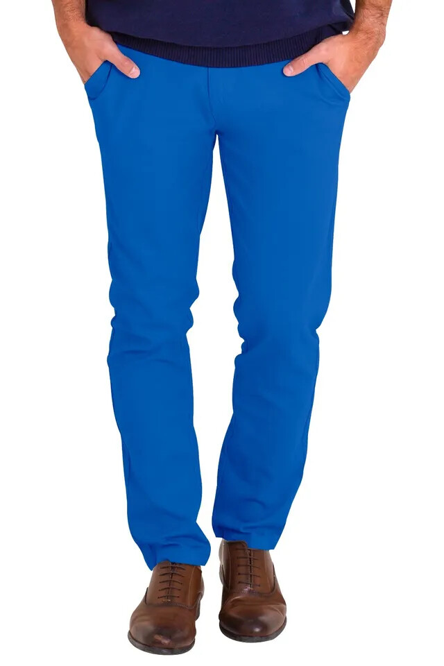 Mens Chino Stretch Pants Slim Fit Casual Cotton Skinny Trouser Dress Pants 30-40
