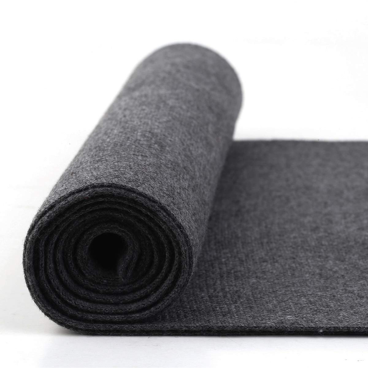 Mens Long Thick Scarf Solid Color Soft Warm Cashmere Feel Scarves Unisex Fash…