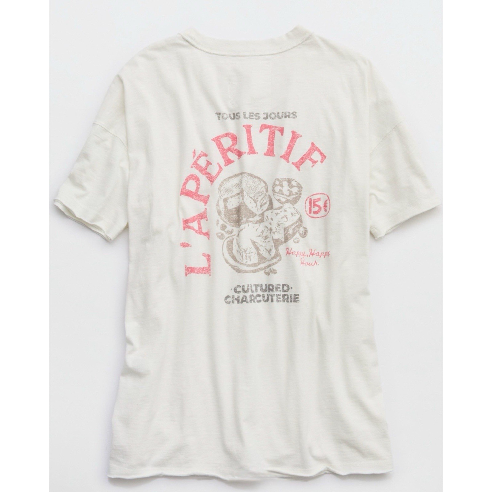NWT Aerie Oversized Crew Boyfriend T-Shirt Size Large