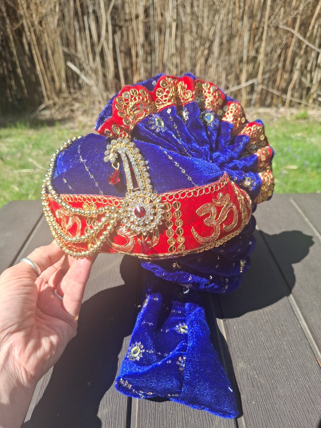Indian Turban Dulha Safa Pagri Men Groom Wedding Maharajeh Baraati Bollywood Hat